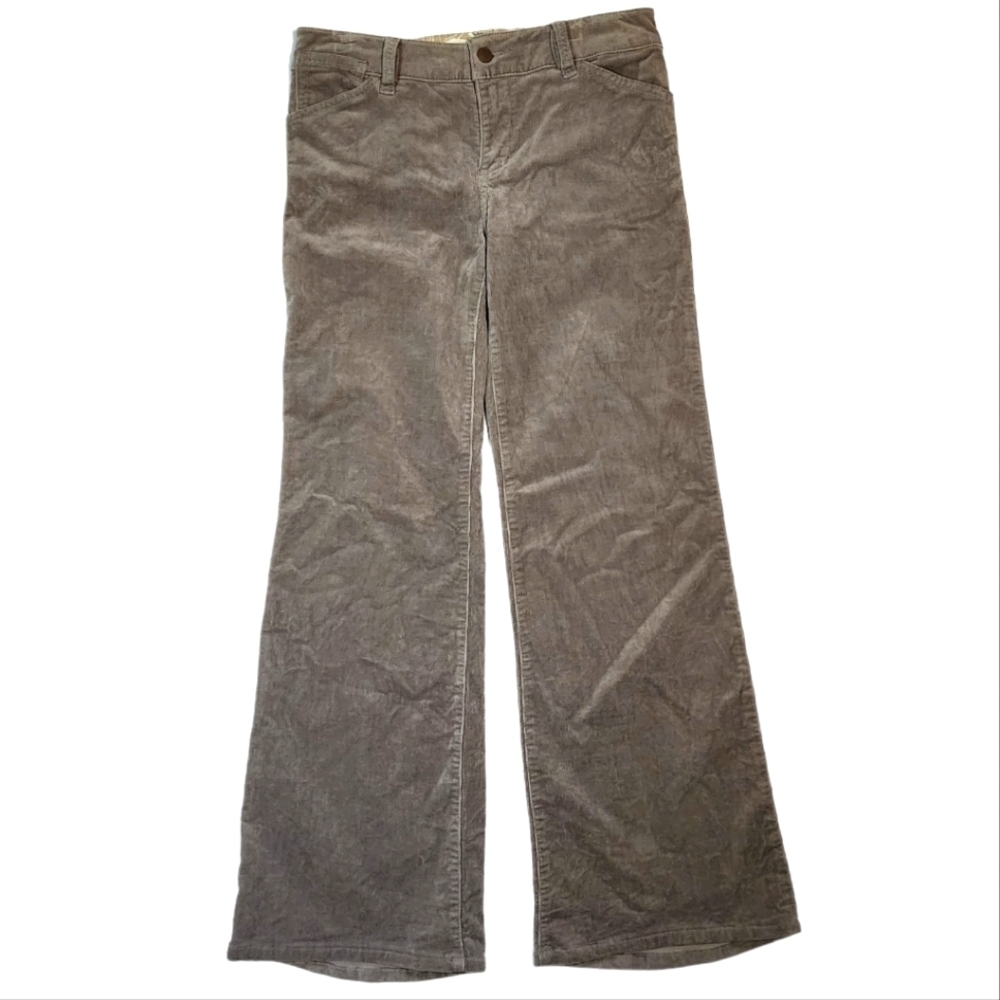 BCBGeneration Midrise Corduroy Bellbottom Pants Size 4 Brown